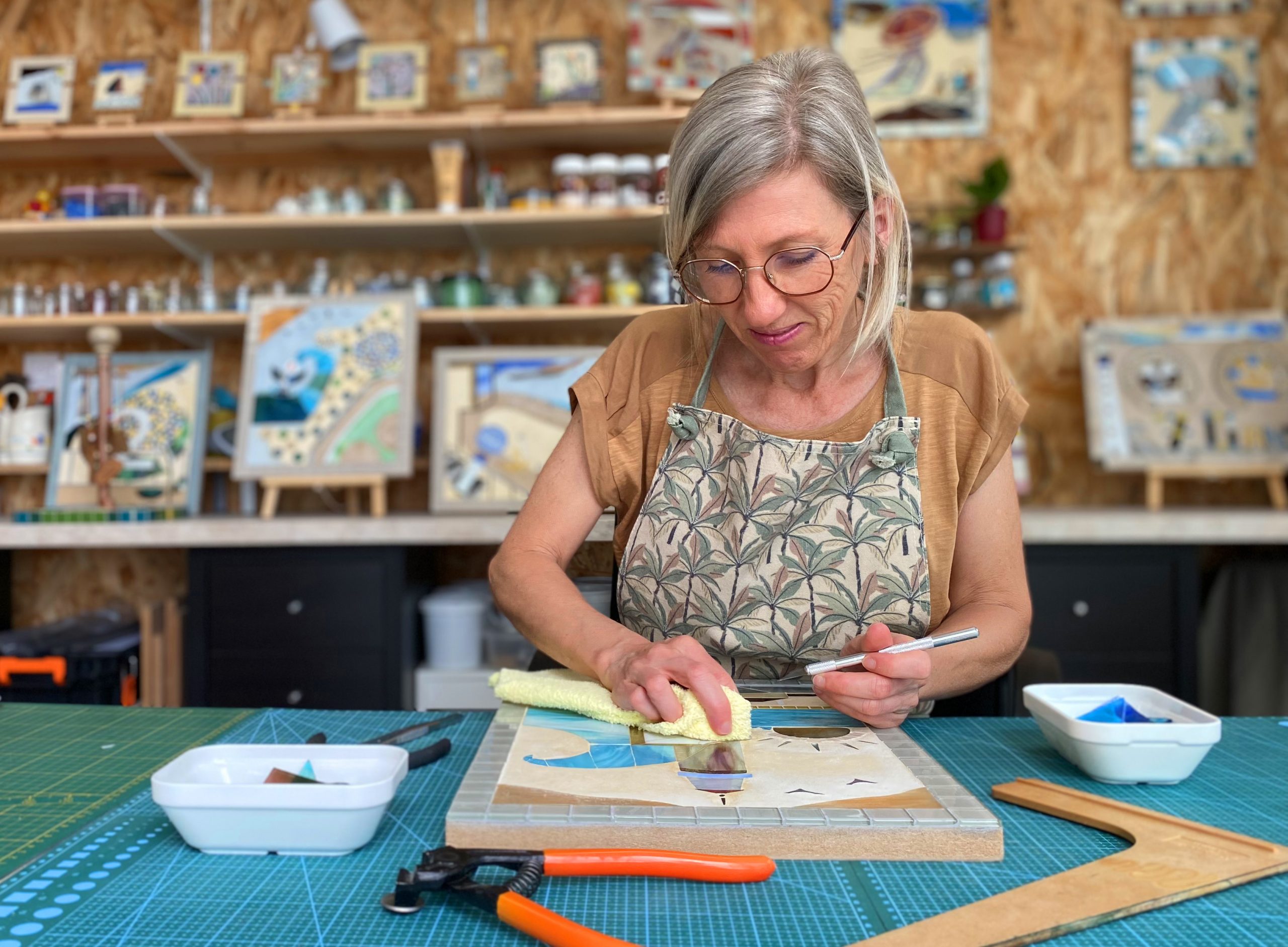 Photo - Véronique Guiné La Fabrik orev - ceramique - saubusse - artisan landes