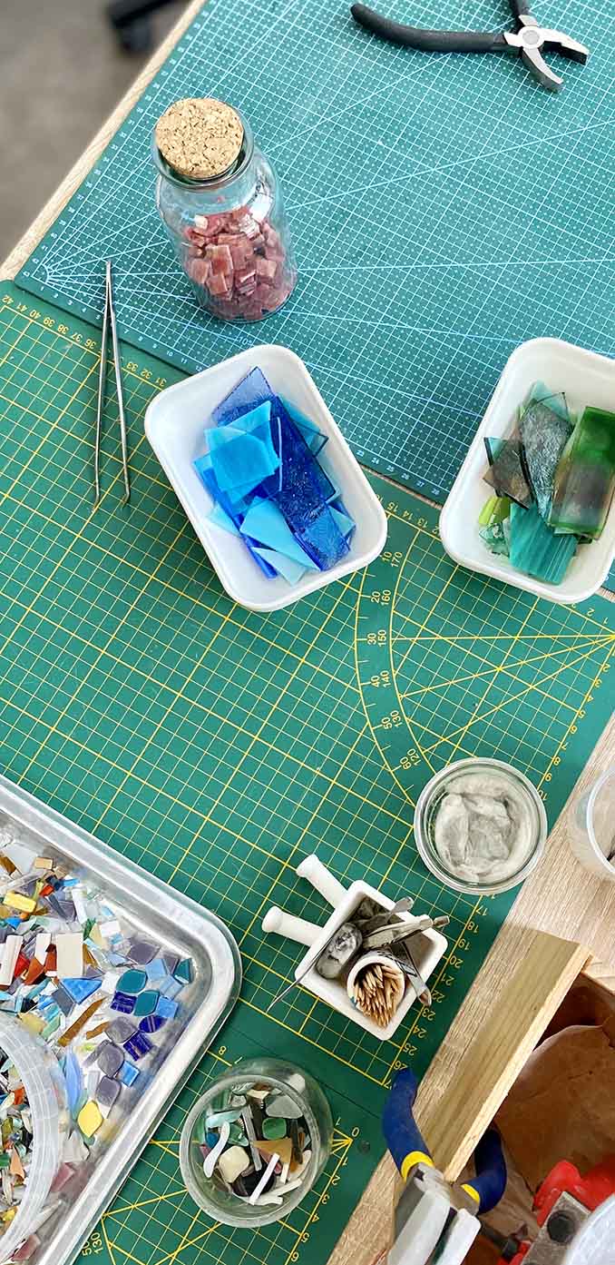 atelier mosaique - seminaire entreprise